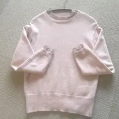 COUP DE CHANCE ◇美品◇ レース重ね着風ニットプルオーバー