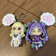 アイドルプリキュア キーホルダー2個セット ズキューン キュンキュン