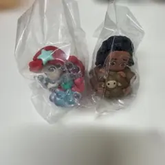 ディズニープリンセス まみれるFig. 2つセット　モアナ アリエル
