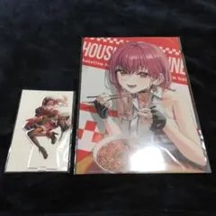 宝鐘マリン 寿がきや 特典セット 当選品 アリルスタンド クリアファイル