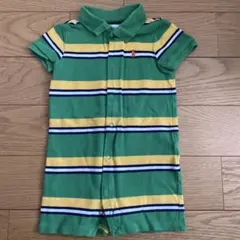 Ralph Lauren ストライプロンパース 90