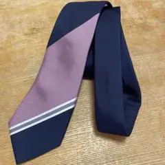 TAKEO KIKUCHI ネクタイ ネイビー ピンク