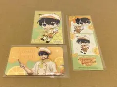 ブルーロック コラボカフェ本舗 特典 カード ハーフブロマイド 潔 ハニーレモン