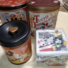 東京ディズニーランド 缶セット　4缶