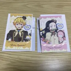 鬼滅の刃 バレンタイン ホワイトデー チョコ風カード 我妻善逸 竈門禰豆子