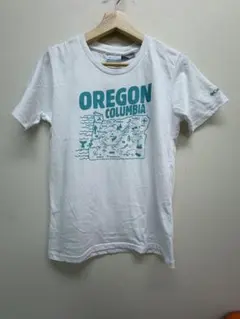 Columbia Oregon地図プリント Tシャツのサムネイル