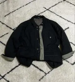 【リヴァプールで購入】CANDA コート 黒 チェック柄