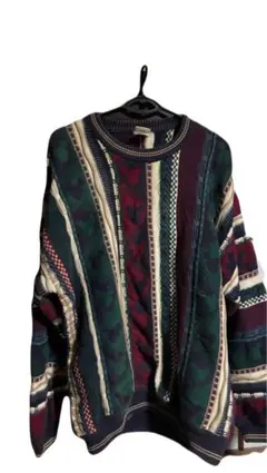 ディズニー ミッキーマウス 3Dニット セーターX90s