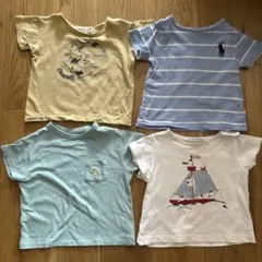 男の子　Tシャツ 4枚セット 90cm familiar POLO