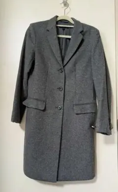 UNIQLO ウールカシミチェスターコート　Sサイズ グレー ユニクロ　グレー