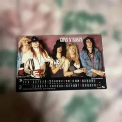 ゲフィン　ガンズ、モトリー、ラウドネス、エアロ等1990年 バンドカレンダー