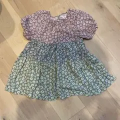 ZARA 花柄ワンピース 3-4歳