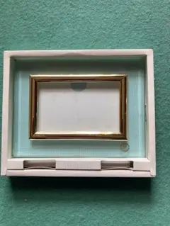 CRYSTAL ART ゴールドフォトフレーム　カードサイズ