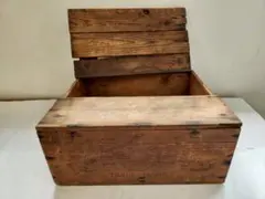 【古道具／木製アンティーク箱】