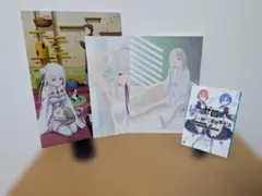 Re:ゼロから始める異世界生活　劇場版特典等グッズ4点セット