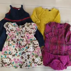 ワンピース　４着セット　サイズ80 ベビーギャップ