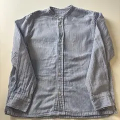 無印★ストライプシャツ★１４０