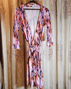 ダイアンフォンファステンバーグ ラップワンピー