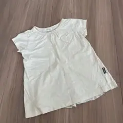 Seraph ハート刺繍 半袖Tシャツ アイボリー 100のサムネイル