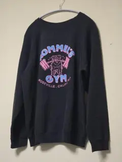 Hanes ヴィンテージスウェット ROMMEL'S GYM 黒 L