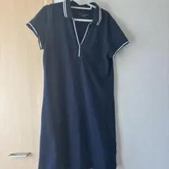 TOMMY HILFIGER ポロワンピース ネイビー Mサイズ