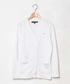 tommy hilfiger カーディガン Vネック トミーフィルガー ホワイトのサムネイル