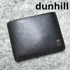 dunhill ダンヒル 二つ折り財布 レザー ダークブラウン