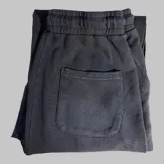 BEAMS HEART ビームスハート スウェットパンツ M 墨黒 カットオフ