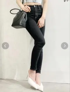 《最終値下げ》GYDA ジェイダ ワンウォッシュハイウエストパンツ ブラック