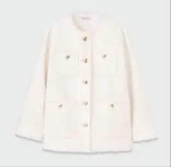 PLST プラステ　ツイードメタルボタンジャケット　S 未使用タグ付き