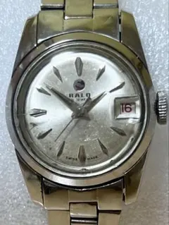 稼働品レア】RADO 990 レディース腕時計 自動巻き シルバーカラー 
