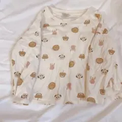 futafuta 動物柄 長袖カットソー 110