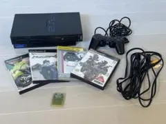 中古動作確認済みPlayStation2 本体 SCPH-30000＋ソフト4本