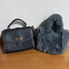 2way ショルダーバッグ ファーバッグ セット　GRL SHEIN