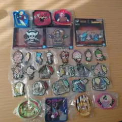 ワンピース　ラバーストラップ、ラバーコースター２９点セット