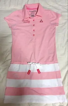 le coq sportif ゴルフ ワンピース Mサイズ ピンク　インナー付き