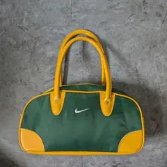 90s NIKE ミニボストンバッグ y2k Archive ハンドバッグ 緑のサムネイル