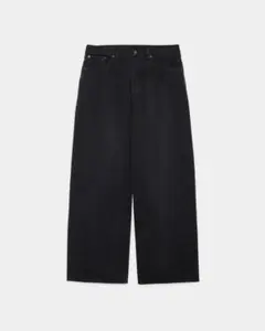 marka オーガニックコットン12ozデニム / バギージーンズ, Blackのサムネイル