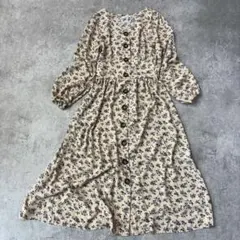 【OLIVE des OLIVE】オリーブデオリーブ　花柄ワンピース M