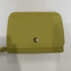 BARCOS バルコス 二つ折り財布 ポンテピッコラ 蛇腹式 イエロー