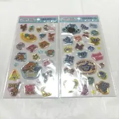 セリア エンジェルブルー エポキシシール 2種セット シール シール帳