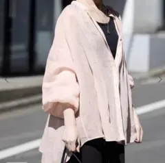 ✳︎週末限定お値下げ✳︎SLOBE IENA ラミースキッパーシャツ　ピンクのサムネイル