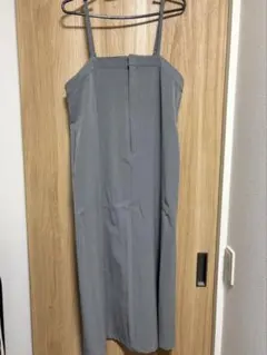 LEPSIM マタニティ　キャミワンピース　フリーサイズ　グレーのサムネイル