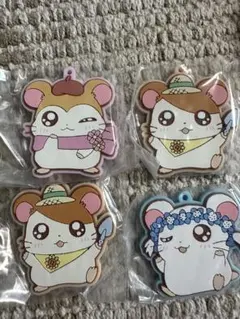 とっとこハム太郎　ラバーマスコット　4個セット