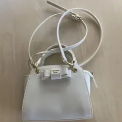 Samantha Vega サマンサベガ ホワイトミニショルダーバッグ