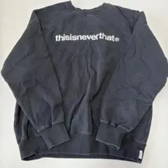 thisisneverthat グレー クルーネックスウェット - メルカリ