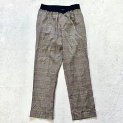 【LUCA】S チェック柄カジュアルパンツ ストレートパンツ　秋冬　36