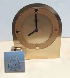 SEIKO DECOR AZ734G オニキス製置時計 SEIKO DECOR AZ734G オニキス製置時計 - メルカリ