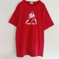 FCFSL 2021 ピンクレッド Tシャツ PORT & COMPANY