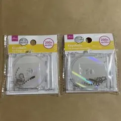 【新品未開封】DAISO ダイソー CD風キーホルダー 2個セット 推し活